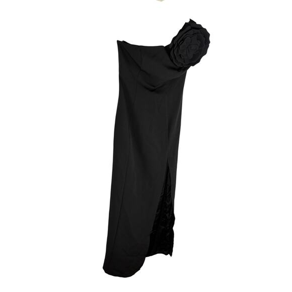 Lovers and Friends Petra Gown Rosette One Shoulder Formal Statement Party Sz XS - Picture 5 of 12